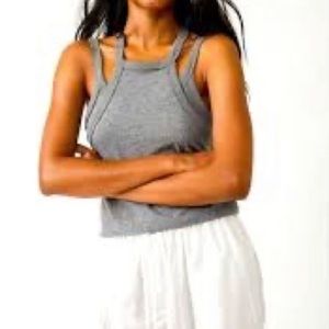 NWT Free People Two Times The Charm Tank S